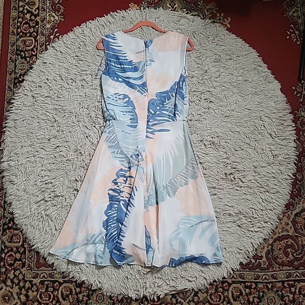Reiss Dress Tropical Botanical Vacation Resort Travel Summer Spring Wedding 4 - Picture 10 of 12